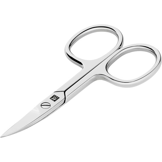 ZWILLING Nagelschere (Leicht gebogene Schneide, Schere für Hände und Füße, hypoallergen), Poliert, Silber, 90 mm