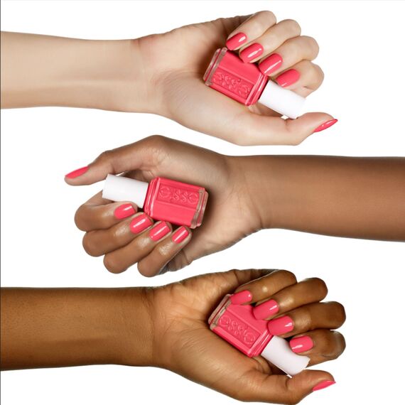 Essie Nagellack für farbintensive Fingernägel, Nr. 72 peach daiquiri, Koralle, 13,5 ml