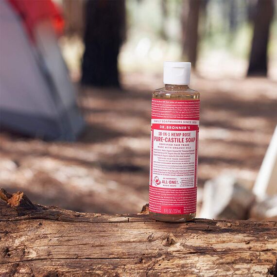 Dr. Bronner's - Flüssigseife - Naturseife - 473 ml Rose