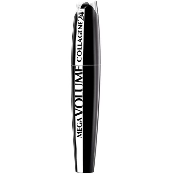 L'Oréal Paris Mega Volume Collagene 24h Mascara, schwarz - Wimperntusche für mega voluminöse Wimpern - 1er Pack (1 x 9 ml)