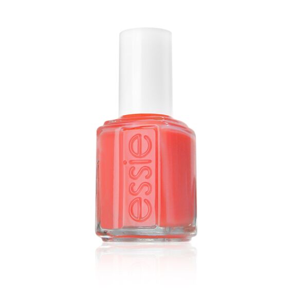 essie Nagellack Gel Effekt schillerndes Orange ohne UV braziliant Nr. 69 / Ultra deckender Farblack in cremigem Korall mit Glitzerpartikeln 1 x 13,5 ml