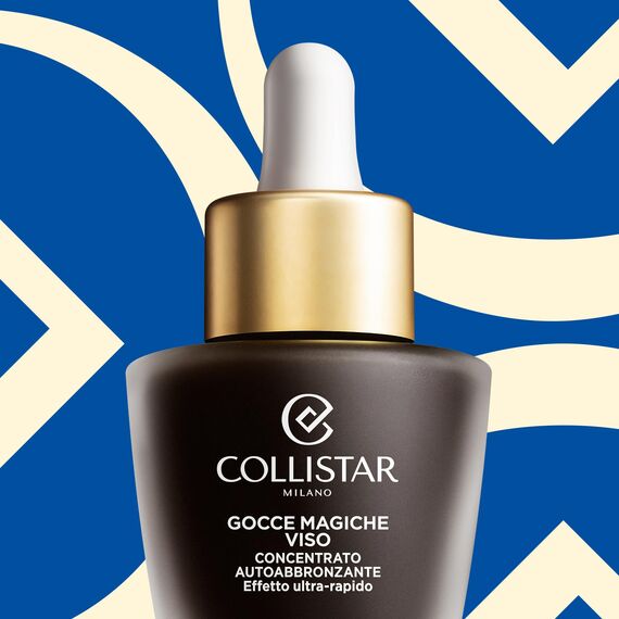Collistar Gocce Magiche Viso Selbstbräuner 30ml, Intensive, natürliche Bräune mit DHA Rapid & Walnussschalenextrakt, Feuchtigkeitsspendend & Anti-Age