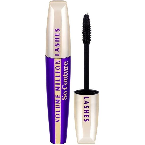 L'Oréal Paris Volume Million Lashes So Couture Mascara, schwarz - Wimperntusche für extra Definition und extra Volumen in purer Eleganz - 1er Pack (1 x 9 ml)