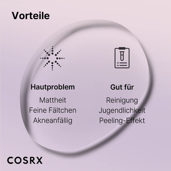 COSRX AHA 7 Whitehead Power Liquid, 100 ml, Whitehead Remover, Glycolsäure 7%, AHA Peeling, Porenminimizer, frei von Tierversuchen, Parabenen, Korean Skincare