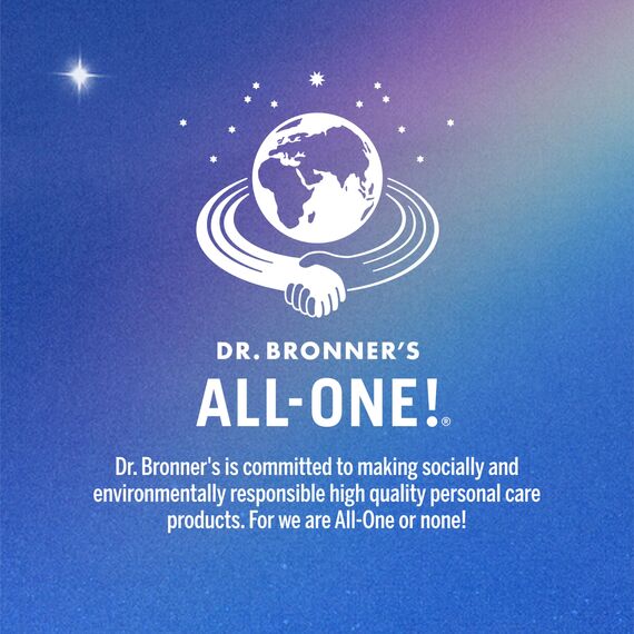 Dr. Bronner's Bio-Pfefferminz-Riegelseife, rein, 2er Pack (2 x 140 g)