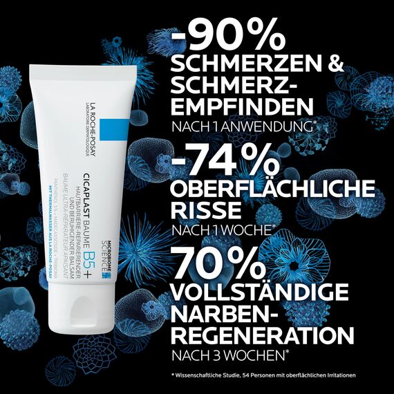 La Roche Posay Reparierende Wundsalbe für geschädigte, irritierte Haut, Für Körper, Gesicht und Lippen, Mit Dexpanthenol, Tribioma und Thermalwasser, Cicaplast Baume B5+, 40 ml