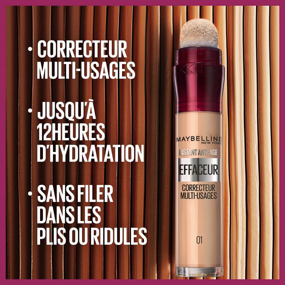 Gemey Maybelline Sofortiger Anti-Age-Radierer, Concealer, 22 Pink-Beige (Verpackung kann variieren)