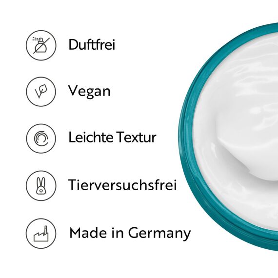 M. Asam AQUA INTENSE Supreme Hyaluron Cream (100 ml) – Parfümfreie Feuchtigkeitscreme mit Hyaluron, 120h Feuchtigkeitskomplex, Anti-Falten-Effekt, leichte Textur