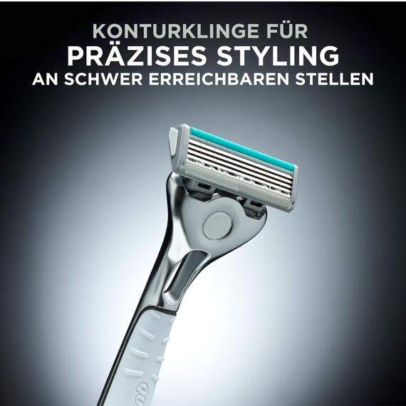 Wilkinson Sword Quattro Titanium Rasierklingen mit Herren Rasierer (sortiert Edition nicht wählbar) 8 St