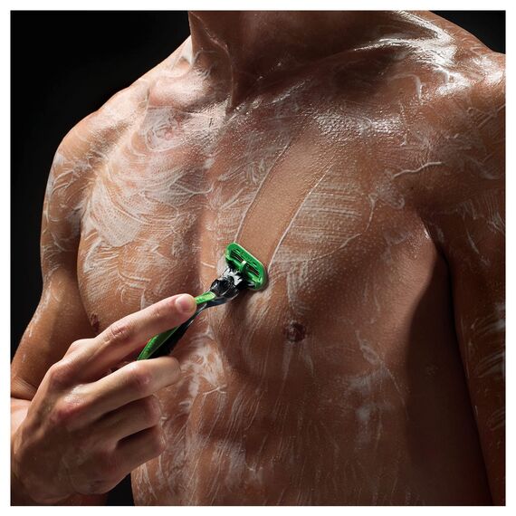 Gillette Body Herren, 4 Rasierklingen mit 3-fach Klinge