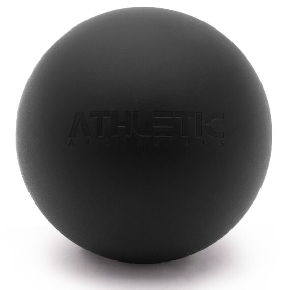 Massage-Ball [6cm Durchmesser] - Als Lacrosse-Ball und Faszien-Ball zur Selbstmassage und zur Triggerpunkttherapie (genaue Behandlung von Verspannungen) geeignet (Schwarz)