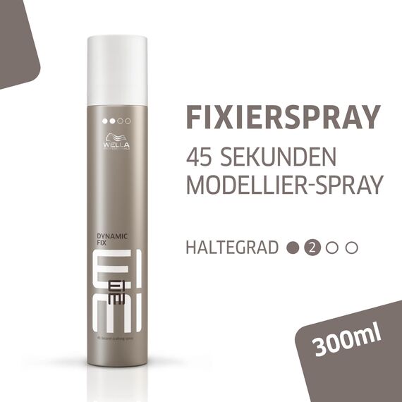 Wella EIMI Dynamic Fix Styling Spray – 45 Sekunden Haarspray für ein flexibles Styling – mit UV-Schutz-Formel und Schutz vor Feuchtigkeit und Hitze – 1 x 300 ml