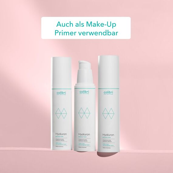 colibri skincare Hyaluron Booster 50ml - Hyaluronsäure Serum hochdosiert - Anti Aging Serum Gesicht - hyaluronic acid Gesichtspflege - Feuchtigkeitsserum für Männer und Frauen - Made in Germany