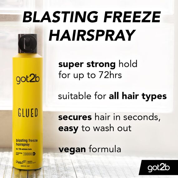Schwarzkopf got2b Glued Blasting Freeze Spray 300 ml - by Schwarzkopf