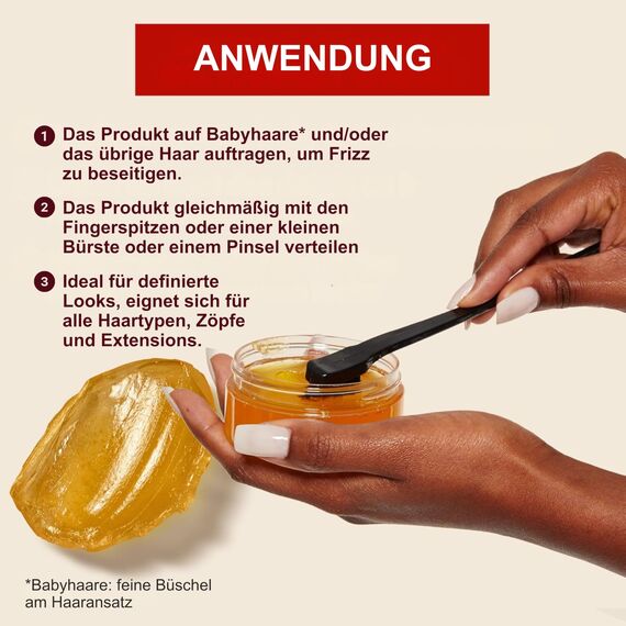 Creme Of Nature Argan Oil Edges Extra starkes Fixiergel mit Arganöl, Styling für alle Haartypen - 63,7g