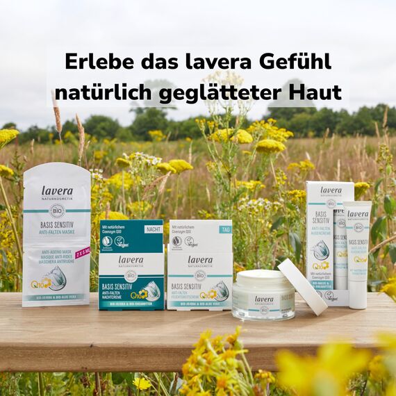 lavera Feuchtigkeitscreme Q10 ∙ Reduziert Falten ∙ Spendet Feuchtigkeit ∙ Anti Aging Tagescreme ∙ Tagespflege vegan Bio Naturkosmetik Natural Kosmetik Gesichtscreme 1er Pack (1x50ml)