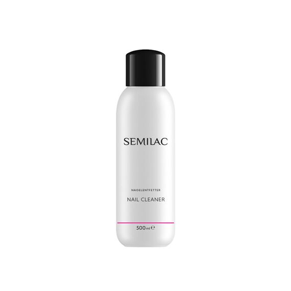 Semilac Nail Cleaner 500 ml – Nagelentfetter & Cleaner – Zur Vorbereitung der Nagelplatte & Entfernung der Dispersionsschicht – Für UV-Gel und Hybridlack – Mit Isopropanol