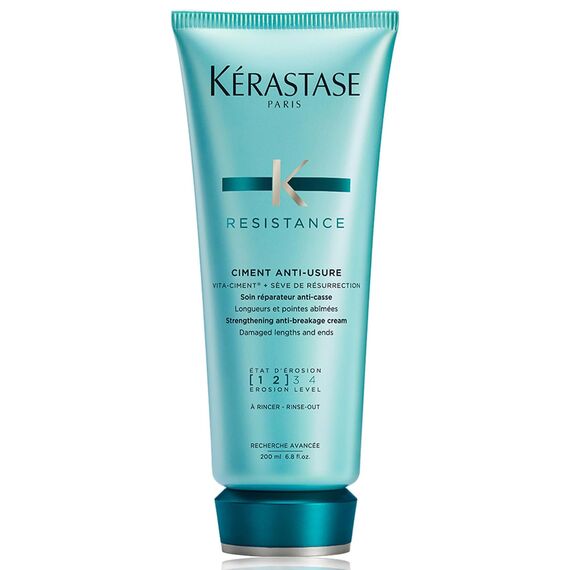 Kérastase | Haarspülung für geschädigtes und geschwächtes Haar, Reparierend und regenerierend, Ciment Anti-Usure Conditioner, Résistance, 200 ml