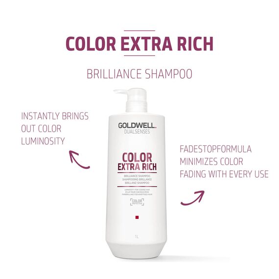 Goldwell Dualsenses Color Extra Rich Brilliance Shampoo, 1er Pack (1 x 1 l)