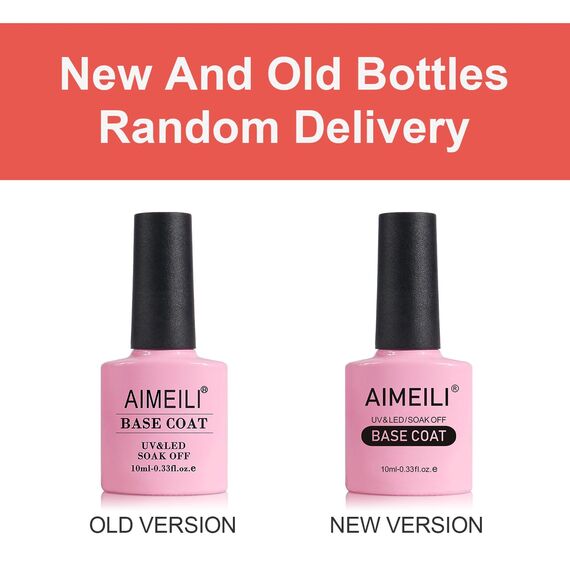 AIMEILI Base Coat Unterlack UV LED Gellack Gel Nagellack Gel Nail Polish 10ml