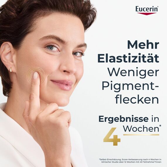 Eucerin Hyaluron-Filler + Elasticity Nachtpflege 50 ml, Gesichtscreme fördert die Hautelastizität, reduziert Falten und Flecken, Anti Aging Creme mit Hyaluronsäure und Thiamidol