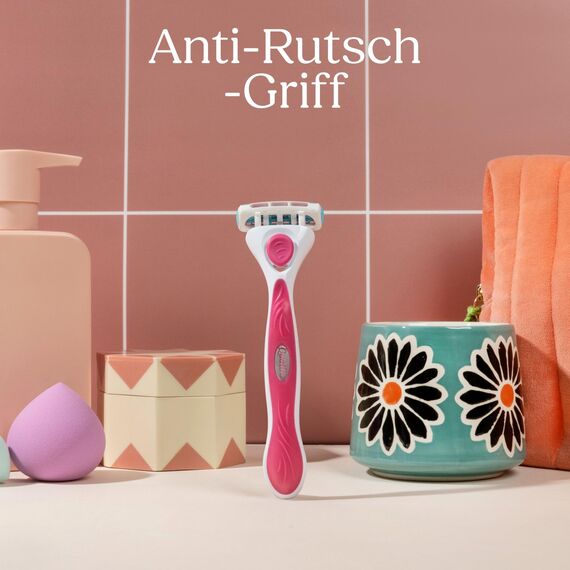 Wilkinson Sword Quattro for Women Sensitive Rasierklingen für Damen Rasierer, 3 St