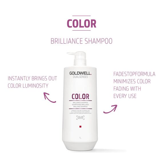 Goldwell Dualsenses Color Brilliance Shampoo, 1er Pack (1 x 1 l)
