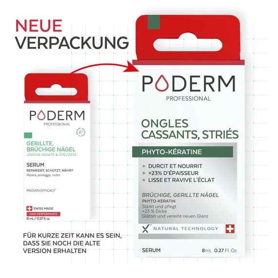 BRÜCHIGE, GERILLTE UND STRAPAZIERTE NÄGEL | Rein pflanzliche Behandlung | Regeneriert, stärkt, belebt und nährt| Professionelle Fuß-/Handpflege | Einfach & schnell | Swiss Made
