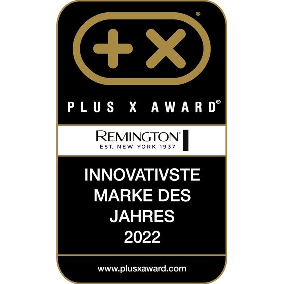 Remington Glätteisen & Haarbürste für eine reduzierte Stylingzeit (Keratin-Keramikbeschichtung mit Mandelöl angereichert, Digitales Display, 150-230°C) CB7480, Ionen-Technologie, Grau/Rose Gold