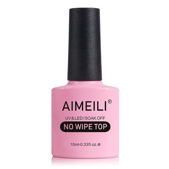 AIMEILI No Wipe Top Coat Überlack UV LED Gellack Gel Nagellack Gel Polish - 10ml