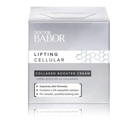 DOCTOR BABOR Collagen Booster Cream, Anti-Falten Feuchtigkeitscreme für jede Haut, Mit Hyaluronsäure und marinem Kollagen, Straffend, 1 x 50 ml