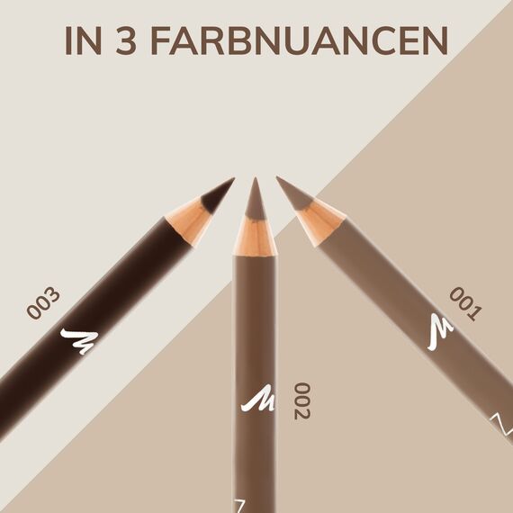Manhattan Brow'Tastic Augenbrauenstift – Hellbrauner Eyebrow Pencil mit auffüllenden Fasern für dichter wirkende, definierte Augenbrauen – Farbe Light 001 – 1 x 1,1g