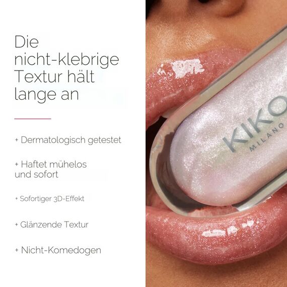 KIKO Milano 3D Hydra Lipgloss 06 | Pflegender Lipgloss Mit 3D-Effekt