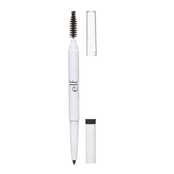 e.l.f. Instant Lift Brow Pencil | Doppelseitiger Präzisions-Liner & Spoolie für definierte Brauen | Deep Brown | 0.006 Oz (0.18g)