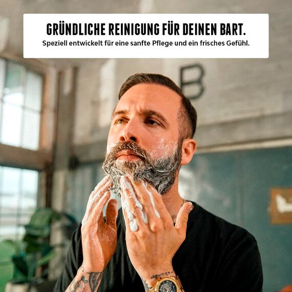 Bartshampoo (200ml) · BROOKLYN SOAP COMPANY · Bartseife reinigt und pflegt den Bart ✓ · reduziert Schuppen ✓