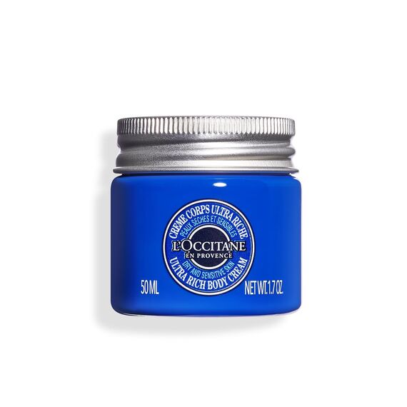 L'OCCITANE - Körpercreme Sheabutter - 50 ml - Trockene und empfindliche Haut - In Frankreich hergestellt