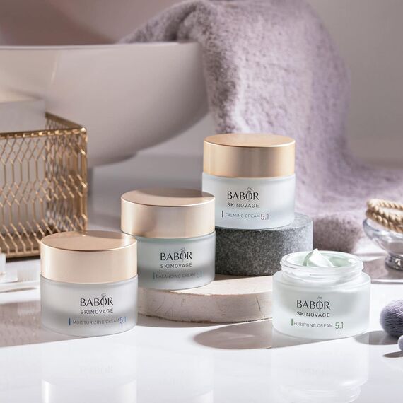 BABOR SKINOVAGE Balancing Cream, Gesichtscreme für Mischhaut, Mattierende Feuchtigkeitspflege für ebenmäßigen Teint, Anti-Aging, 1 x 50 ml