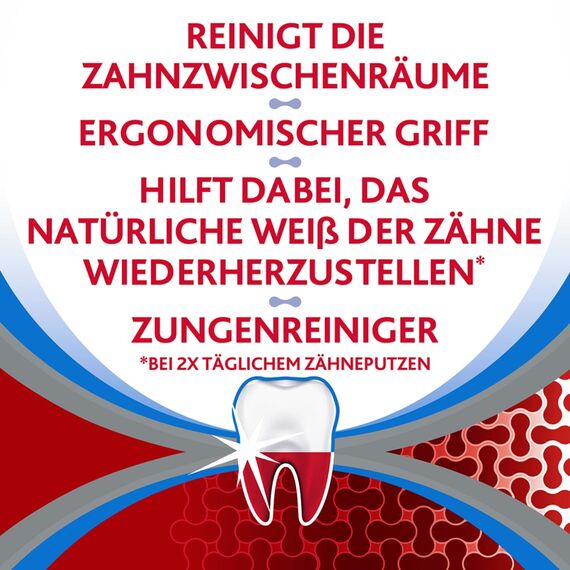 Parodontax Complete Protection Zahnbürste, 1 Stk., für starke Zähne und gesundes Zahnfleisch, weich