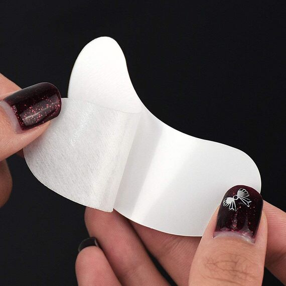 Locisne Auge Gel Pads-100 Paare von Wimpern Peitsche Extension Pads Fusselfrei Unter Auge Gel Patches Schönheit Werkzeug für Pro Salon Individuelle Wimpernverlängerung (100 beutel = 200 stücke)