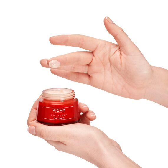 VICHY Liftactiv Collagen Specialist: Anti-Aging Creme gegen sichtbare Zeichen der Hautalterung. Wirkt Kollagenverlust entgegen. Mit Niacinamid, Peptiden und Vitamin C, 50ml