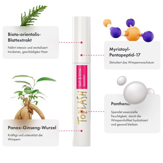 Wimpernwachstumsserum - Wimpern und Augenbrauenwachstumsserum für längere dickere vollere Wimpern - Natürliches Wimpernserum für Wachstum, Dicke 3 ml