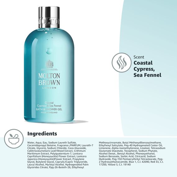 Molton Brown Coastal Cypress & Sea Fennel Bade- und Duschgel 300 ml