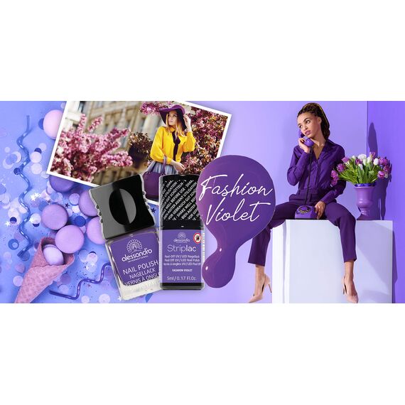 alessandro Nagellack Fashion Violet - Die Farbe des Jahres 2018, 1 x 5 ml