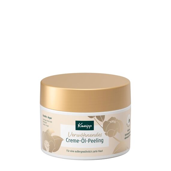 Kneipp Verwöhnendes Creme-Öl-Peeling - mit wertvollem Arganöl - Für eine glattere und strahlend schöne Haut - vegan - 200ml