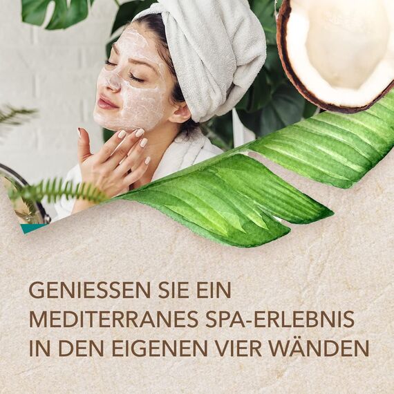 Körperpeeling Salt Body Scrub Peeling Gesicht Peeling Körper Coconut mit Vanilla Feuchtigkeitsspendend Eingewachsene Haare Körner Totes Meer Salz Dead Skin removal Frauen Männer 500g