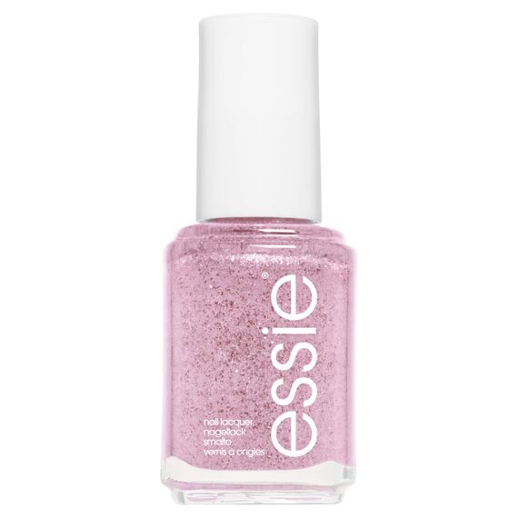 Essie Cosmetics Glitters 2018 Collection „Beat of The Moment“ Nagellack, Rosa Glitzer (Rose Pink Glitter), 13,5 ml