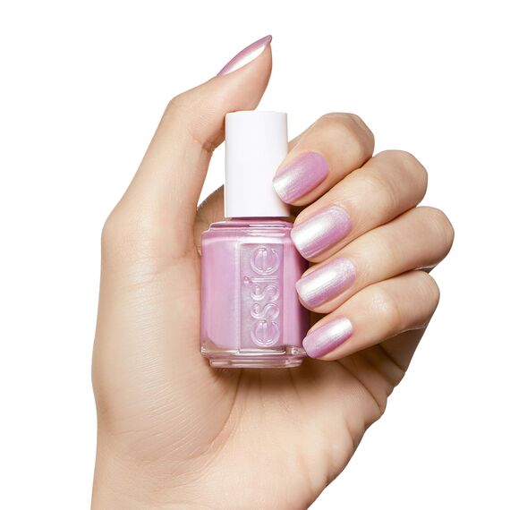essie Winterkollektion Nagellack 584 polar-izing in pink-metallic, 14 ml