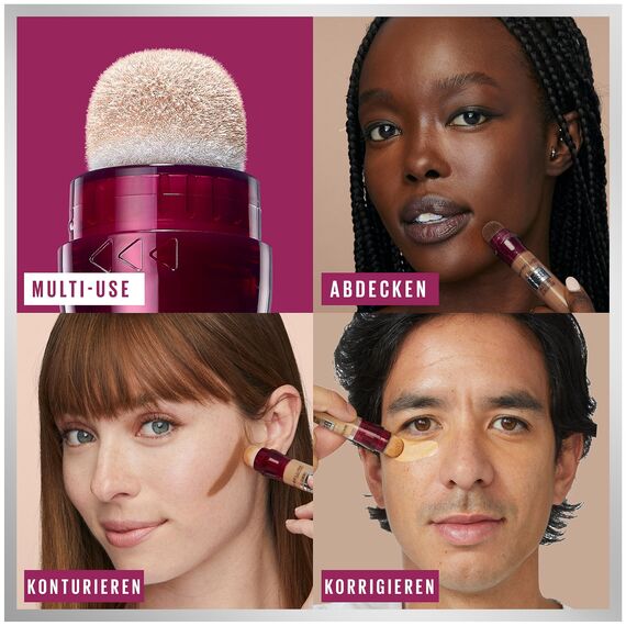 Maybelline New York Abdeckstift, Instant Anti-Age Effekt Concealer, Löscher mit Mikro-Lösch-Applikator, Nr. 08 Buff, 6,8 ml
