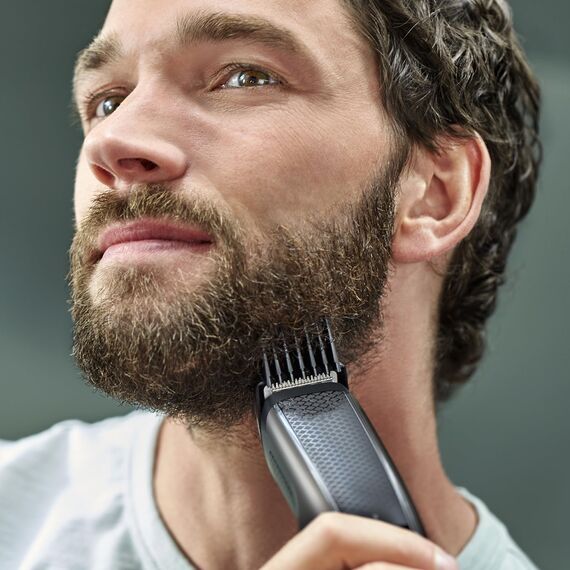 Philips Barttrimmer BT5515/15, Testsieger Stiftung Warentest, Bartschneider, 40 Längeneinstellungen, gleichmäßiges Trimmen dank Lift & Trim System, selbstschärfende Metallklingen, 90min Akkulaufzeit