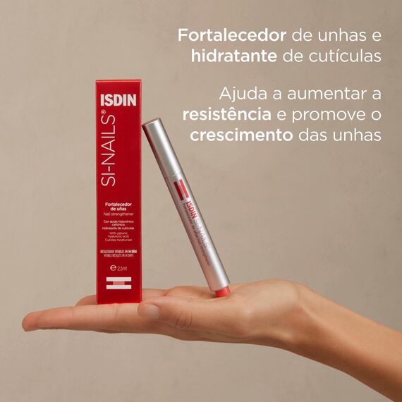 ISDIN Si-Nails Nagelhärter Stift - Stärkt brüchige Nägel & Fördert Wachstum - Sichtbare Ergebnisse in 14 Tagen - Mit Hyaluron & Keratin, Unsichtbares Finish, 2.5ml